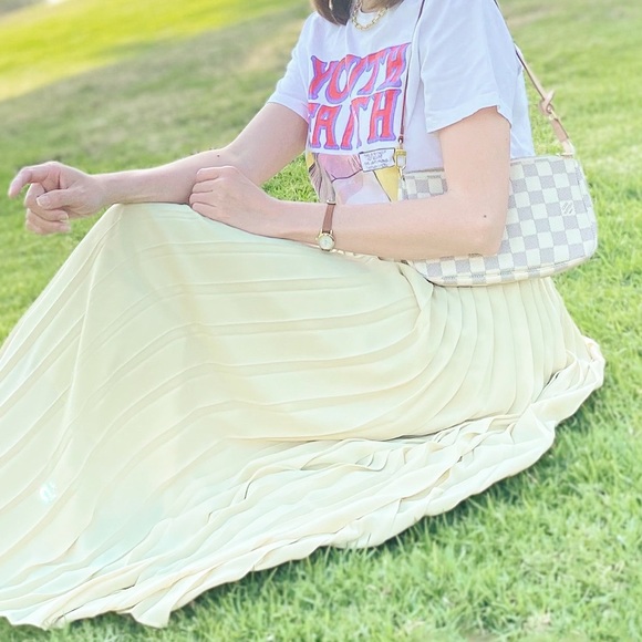 LV Pochette Accessoires Damier Azur+shoulder strap - Picture 12 of 12